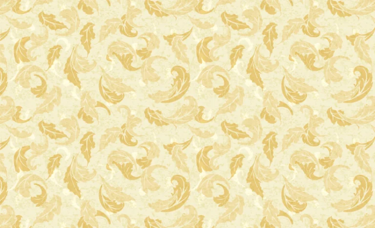 FALLING LEAVES DAMASK BUTTER