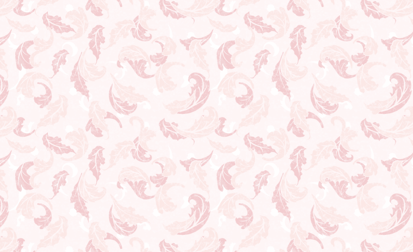 FALLING LEAVES DAMASK POWDER PUFF
