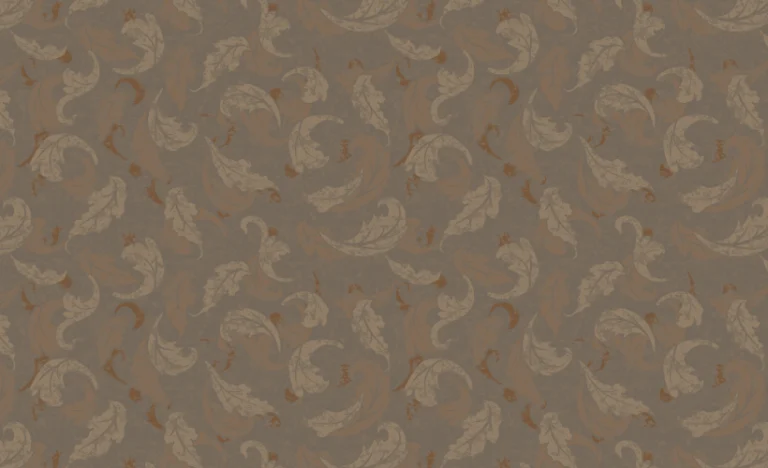 FALLING LEAVES DAMASK TERRA FIRMA