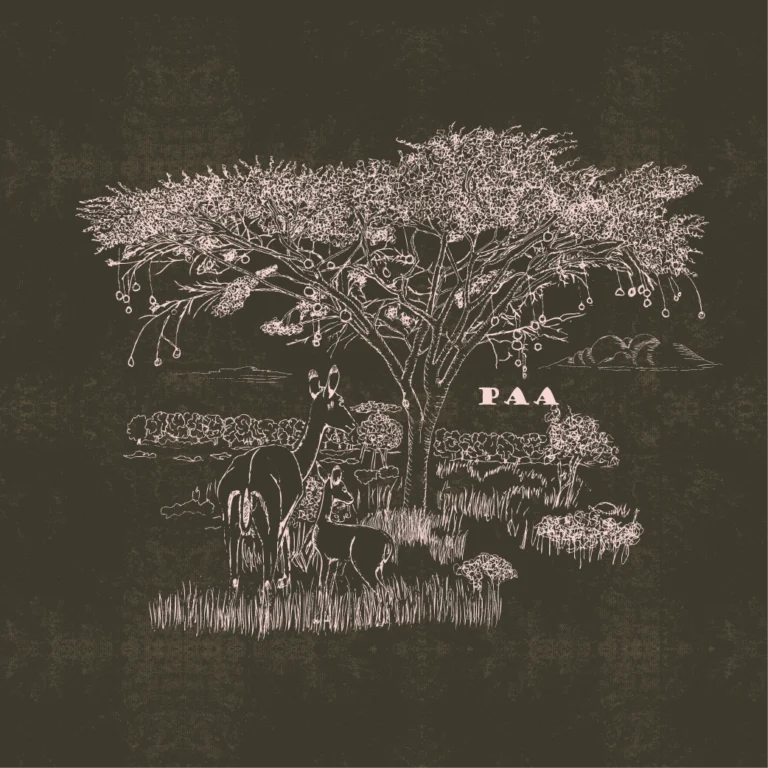 SAFARI WANYAMA SINGLES GAZELLES CHARCOAL WITH PETAL