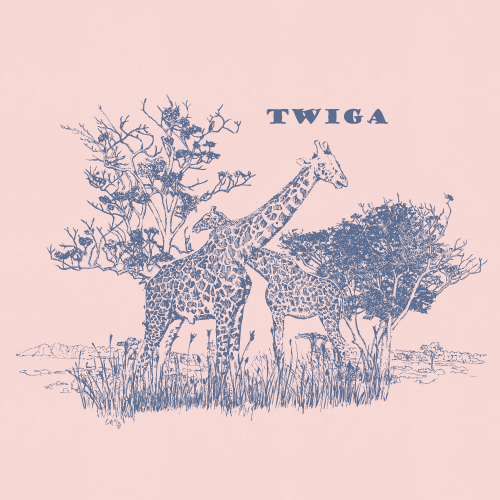 SAFARI WANYAMA SINGLES GIRAFFES PETAL WITH BLUE NOVA