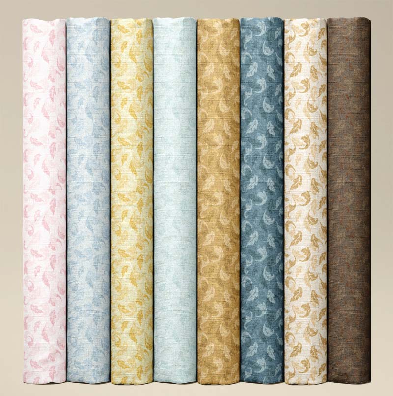 fallling leaves fabric rolls copy