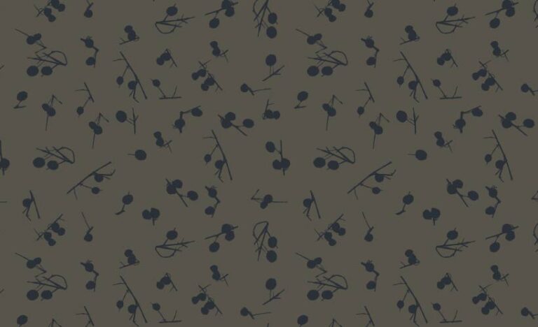 SURFACE PATTERN DESIGN-COTTAGE GARDEN at MIDNIGHT BERRIES