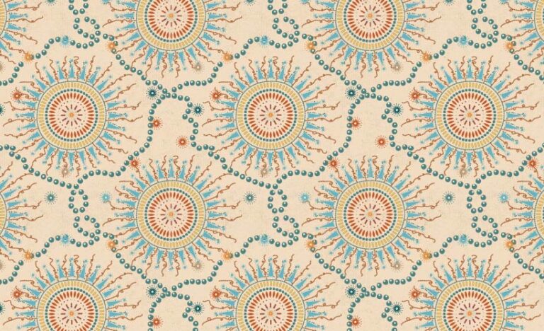 SURFACE PATTERN DESIGN-SAFARI HIFADHI MOMBASA NAIBOR MEDALLION